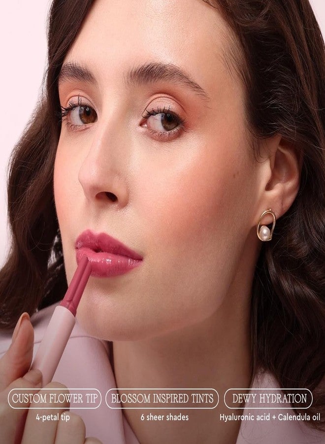 كيرو مرطب شفاه كيرو فلور سيروم - بتلات زهرة الداليا، 2 غرام | مرطب شفاه ملون غني بحمض الهيالورونيك والزيوت الزهرية وزبدة الشيا | عناية مغذية، ناعمة، وندية للشفاه - Image 5